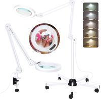 Lampa z lupą LED 10x 2200lm stojąca regulowana 5 trybów kółka POWYSTAWOWY