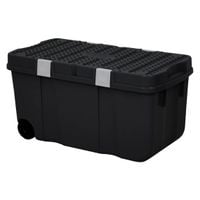 pojemnik/kufer na dwóch kołach wham, czarny 100l - poj gd 6132