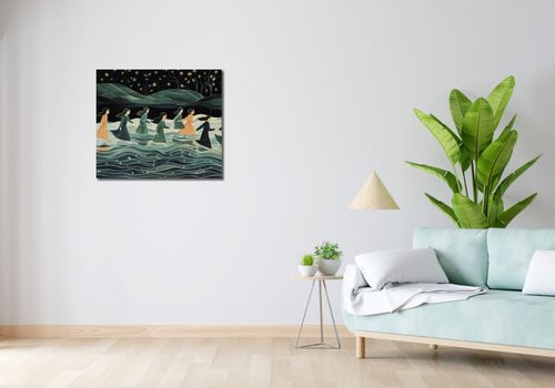 Obraz 70x60cm Nocna Procesja na Arena.pl