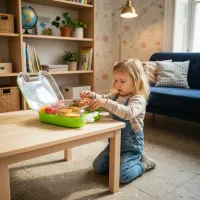 DLA DZIECI  KUCHENNA WALIZKA Z AKCESORIAMI