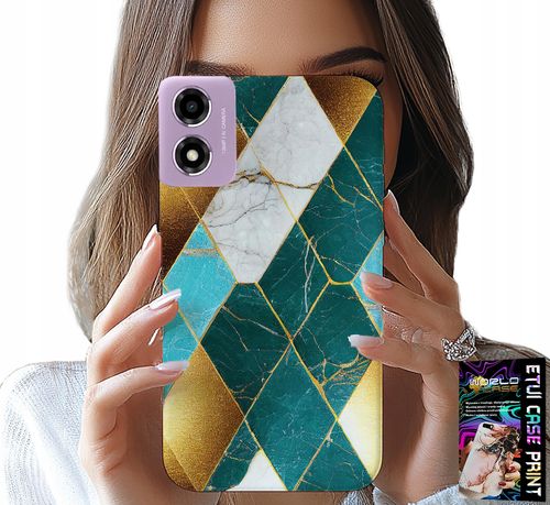 ETUI DO MOTOROLA MOTO E14 - ELEGANCKIE MODNE WZORY CASE + FOLIA na Arena.pl