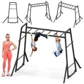 Drabinka gimnastyczna HyperMotion ogrodowa stalowa czarna do 200 kg