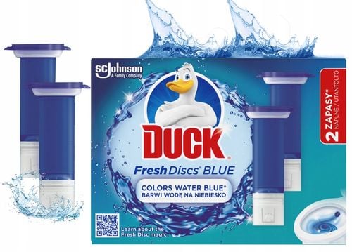 Duck Fresh Discs Blue - Żelowy Krążek Do Toalety 72ml (2 x 36ml) na Arena.pl