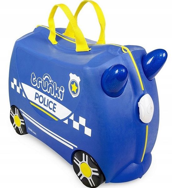 WALIZKA TRUNKI JEŻDŻĄCA WALIZECZKA RADIOWÓZ POLICE zdjęcie 1