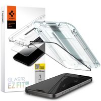 Szkło Hartowane Spigen EZ Fit 9H DO iPhone 15 Pro Max Łatwy Montaż