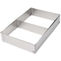 forma regulowana rant do ciast tortów kinghoff kh-1907 prostokątna