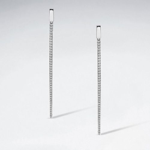 srebrne długie wiszące kolczyki | srebrne na Arena.pl