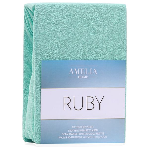 Prześcierdło Frotte AmeliaHome RUBY PEPPERMINT54 160-180x200+30 zdjęcie 5