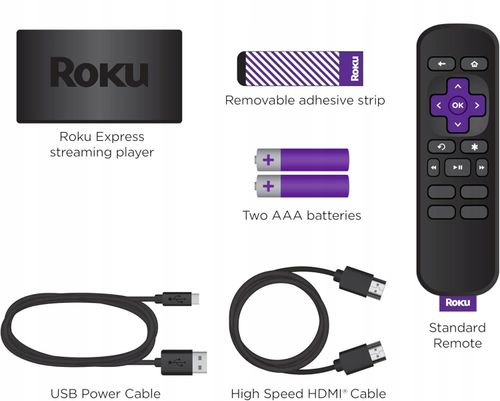 Odtwarzacz multimedialny Roku Express HD Netflix Disney Amazon Prime Video na Arena.pl