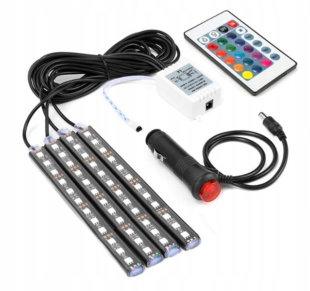 Oświetlenie Interlook LED RGB wnętrza auta zdjęcie 7