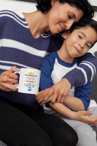 KOSZULKA DLA MAMY Z KUBKIEM NAJLEPSZA MAMA NA ŚWIECIE ZESTAW UPOMINKOWY 1+1 zdjęcie 12