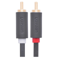 przewód 2x rca (cinch) do 2x rca (cinch) ugreen av104 2m (czarny)