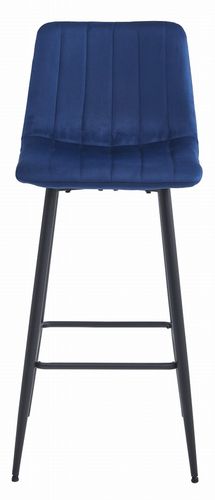 Hoker POZZA - granat aksamit / nogi czarne x 4 na Arena.pl