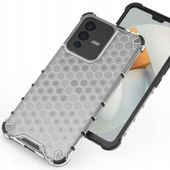 honeycomb etui pancerny pokrowiec z żelową ramką vivo v23 5g przezroczysty
