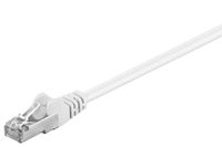 MicroConnect F/UTP CAT5e 0.25m White PVC