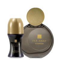 Avon Far Away Glamour Zestaw Perfumy + Kulka