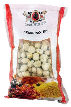 Orzechy kemiri, kirimi (candlenuts) całe 100g - Lucullus zdjęcie 1