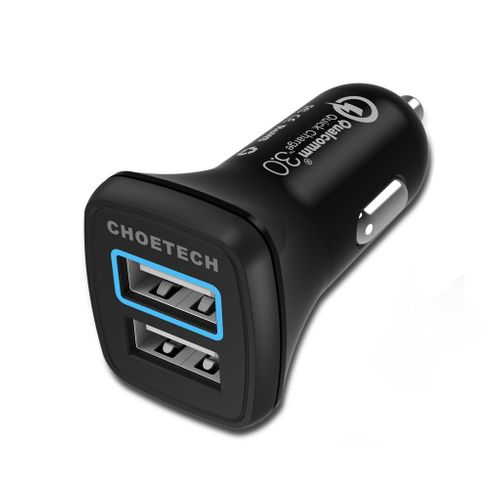 ŁADOWARKA DO SAMOCHODU CHOETECH 2XUSB + KABEL USBC na Arena.pl