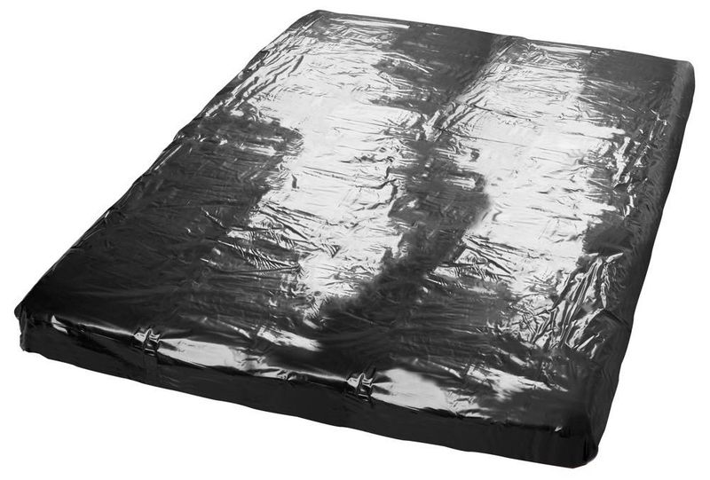 Vinyl Bed Sheet Black zdjęcie 6