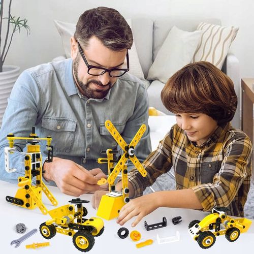 Klocki konstrukcyjne dla dzieci MEGA KONSTRUKTOR duży zestaw elementów na Arena.pl