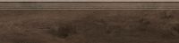 Drewnopodobne płytki schodowe 120x30 DESKA brąz