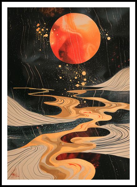 Plakat 67,5x95cm Planetarny Taniec zdjęcie 3