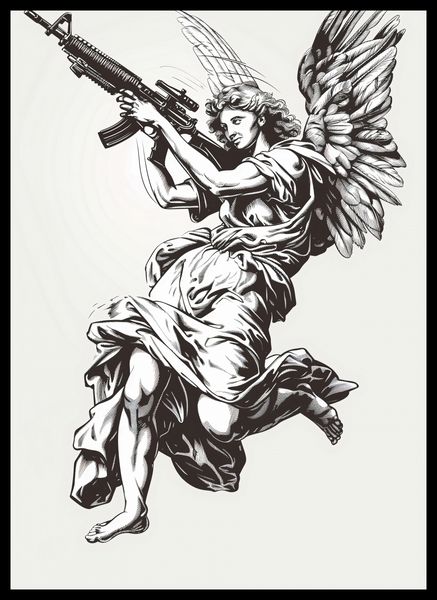 Plakat 39,5x55cm Anioł Wojny zdjęcie 2
