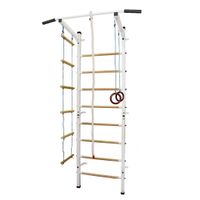 Drabinka gimnastyczna do ćwiczeń metalowa biała Sport Child