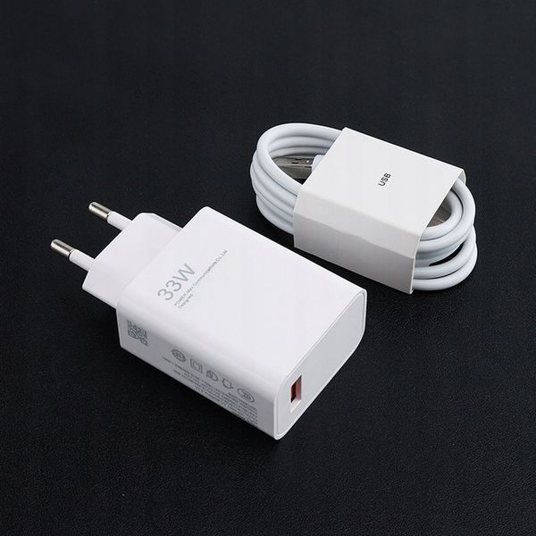SZYBKA ŁADOWARKA DO XIAOMI REDMI NOTE 33W 3A + 1M KABEL USB TYP C 6A zdjęcie 4