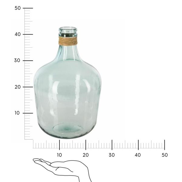 Wazon z rafią transparentny zdjęcie 3