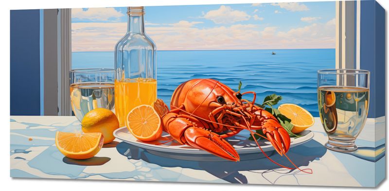 Obraz 100x50cm Homary Nie Do Pary zdjęcie 1