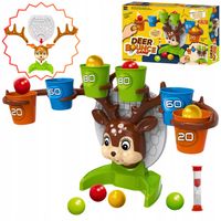 Deer Pong Rzucanie Piłeczek Do Kubeczków Jelonek Traf Do Celu Gra Rodzinna