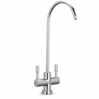 Wylewka podwójna USTM chrom odwrócona osmoza podłączenie QC