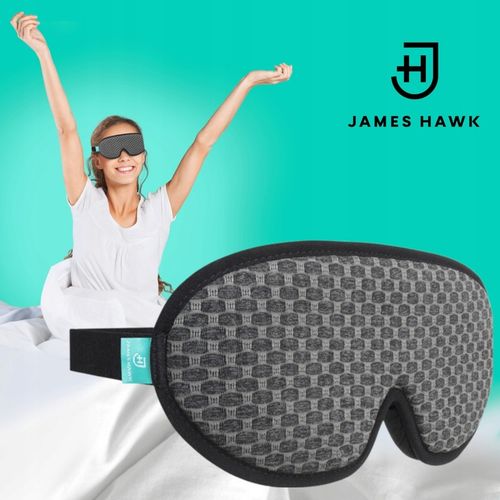 3D PREMIUM MASKA DO SPANIA OPASKA DO SNU NA OCZY 100% ZACIEMNIENIA na Arena.pl