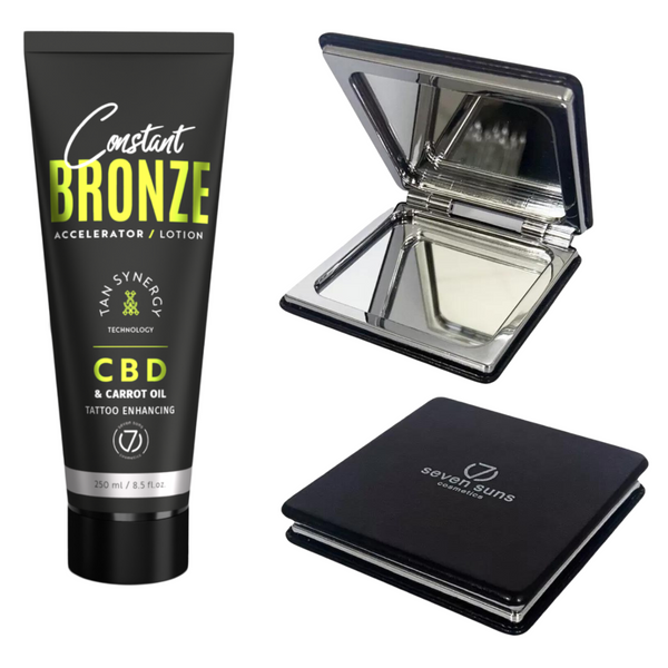 7suns Constant Bronze Oil Accelerator 250ml + Podwójne Lusterko Gratis zdjęcie 1