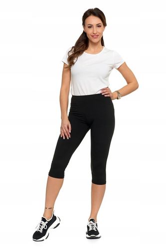 MORAJ Legginsy z Wysokim Stanem Kryjące 3/4 S/M na Arena.pl