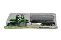traktor ciągnik rolniczy z beczkowozem 55cm 666-117b