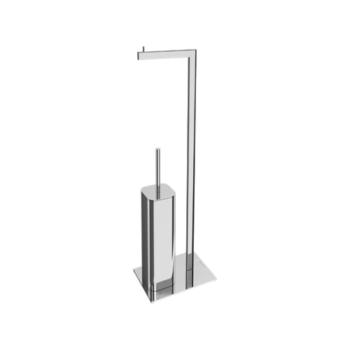 Riko stojak na papier ze szczotką, chrom na Arena.pl