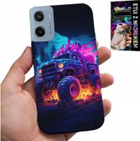 ETUI DO MOTOROLA E15 / G05 - MONSTERTRUCK MEGA CIĘŻARÓWKA WZORY CASE