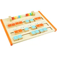 DLA DZIECI INTERAKTYWNA DREWNIANA TABLICA