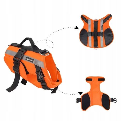 KAPOK dla Psa do Pływania Kamizelka Ratunkowa do Wody z Odblaskami roz. L na Arena.pl