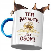 Kubek Błękitny Dziadka Dzień Dziadka Prezent Z Nadrukiem Ze Zdjęciem