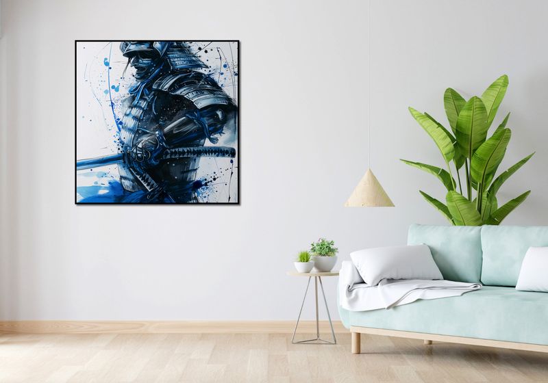 Plakat 100x100cm Samuraj w Błękicie zdjęcie 4