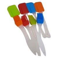 Pędzelek Szpatułka Łopatka Zestaw Silikonowy 8el