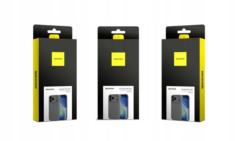 Spacecase Silicone Mag Iphone 17 Pro Max Gray zdjęcie 13