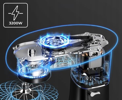 ROBOT KUCHENNY PLANETARNY MASZYNKA DO MIĘSA MIKSER BLENDER 6W1 MOCNY 3200W na Arena.pl