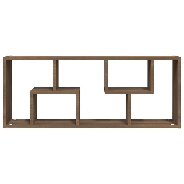 Półka ścienna, brązowy dąb, 36x16x90 cm zdjęcie 4