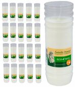 Rewelacyjne wkłady do zniczy na lato na upały 100% parafina P-6 ~4dni 20szt