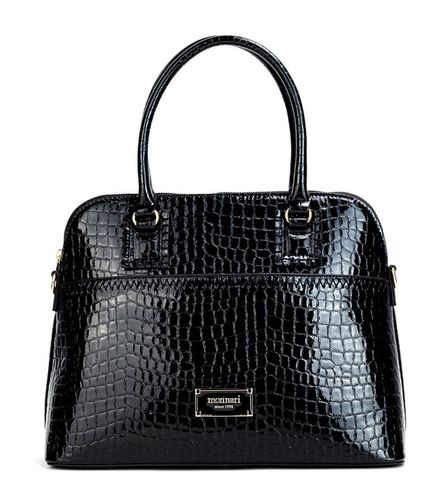 Lakierowana torebka damska Monnari Elegancka Krokodyl na Arena.pl