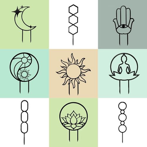 Podpórki do roślin kwiatów podpórka podpora obręcz RING MONSTERA M 33cm na Arena.pl